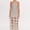 Beep Beep Dress in Satellite Silver
