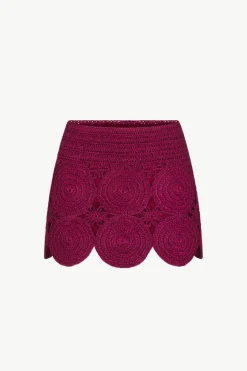 Beep Beep Mini Skirt in Magenta