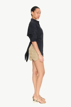 Beep Beep Mini Skirt in Star Gold