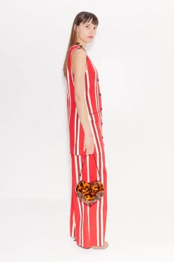 Bloo Linen Pant in Moroccan Spice Stripe