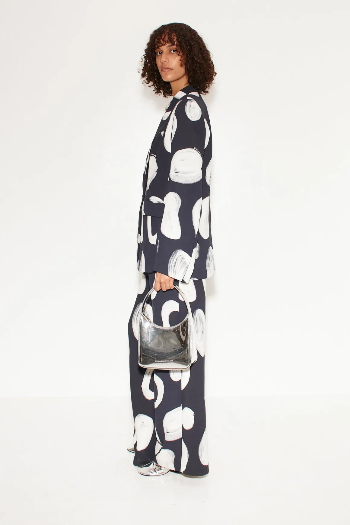 Bloo Painted Crepe Pant in Painted Dot