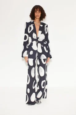 Bloo Painted Crepe Pant in Painted Dot