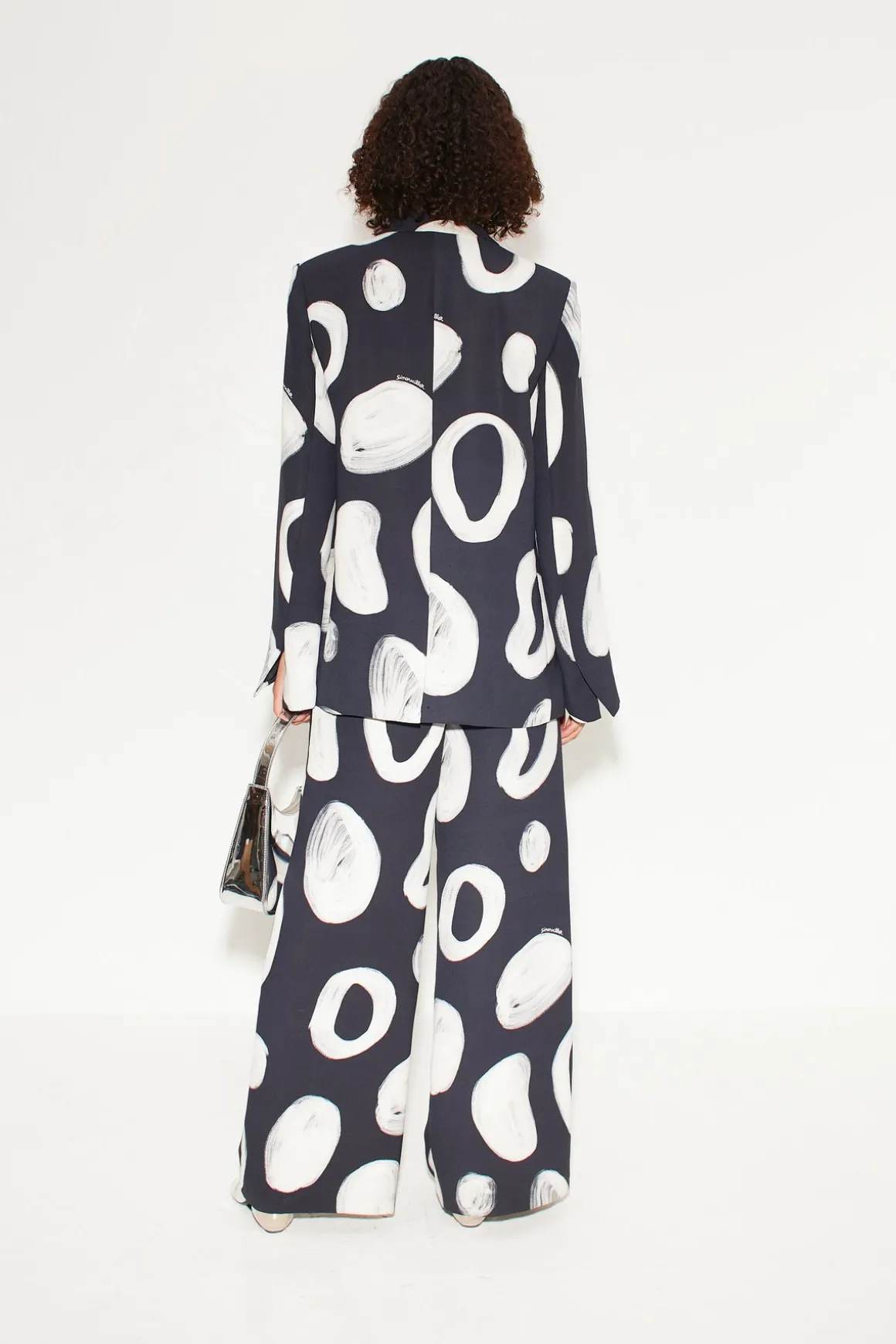 Bloo Painted Crepe Pant in Painted Dot