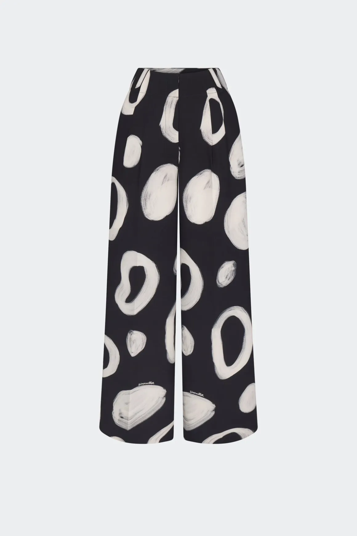 Bloo Painted Crepe Pant in Painted Dot