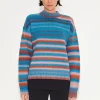 Calder Knit Sweater in Matisse Blue Multi