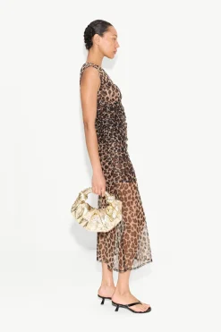 Crinkle Lopsy Bag in Star Gold