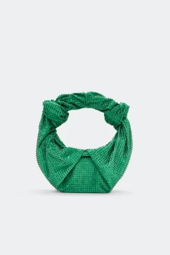 Crystal Lopsy Bag in Gummy Green