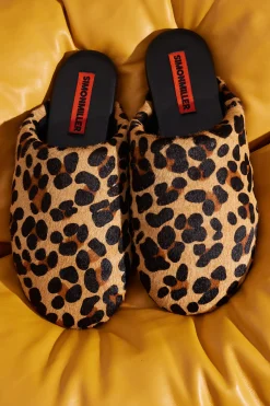 Haircalf Bubble Slipper in Cheetah