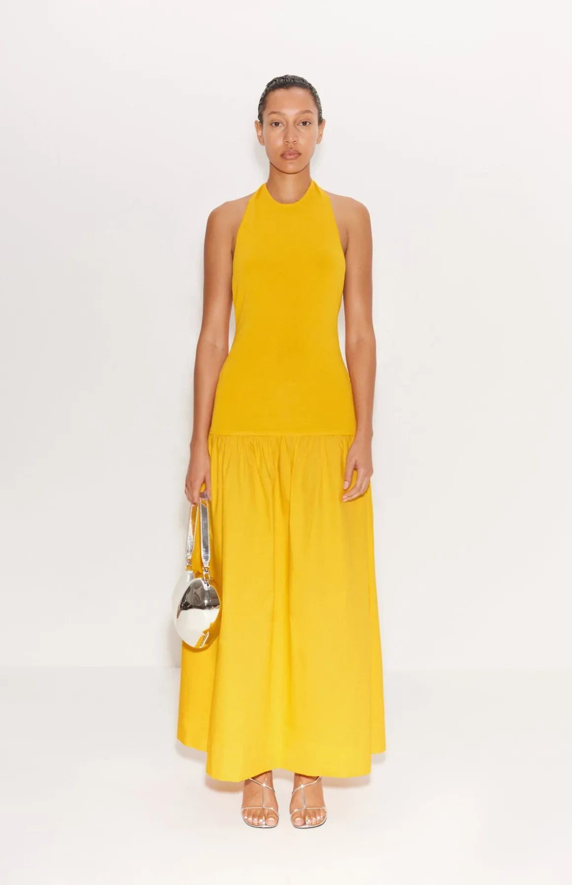 Junjo Combo Dress in Sherbert Orange
