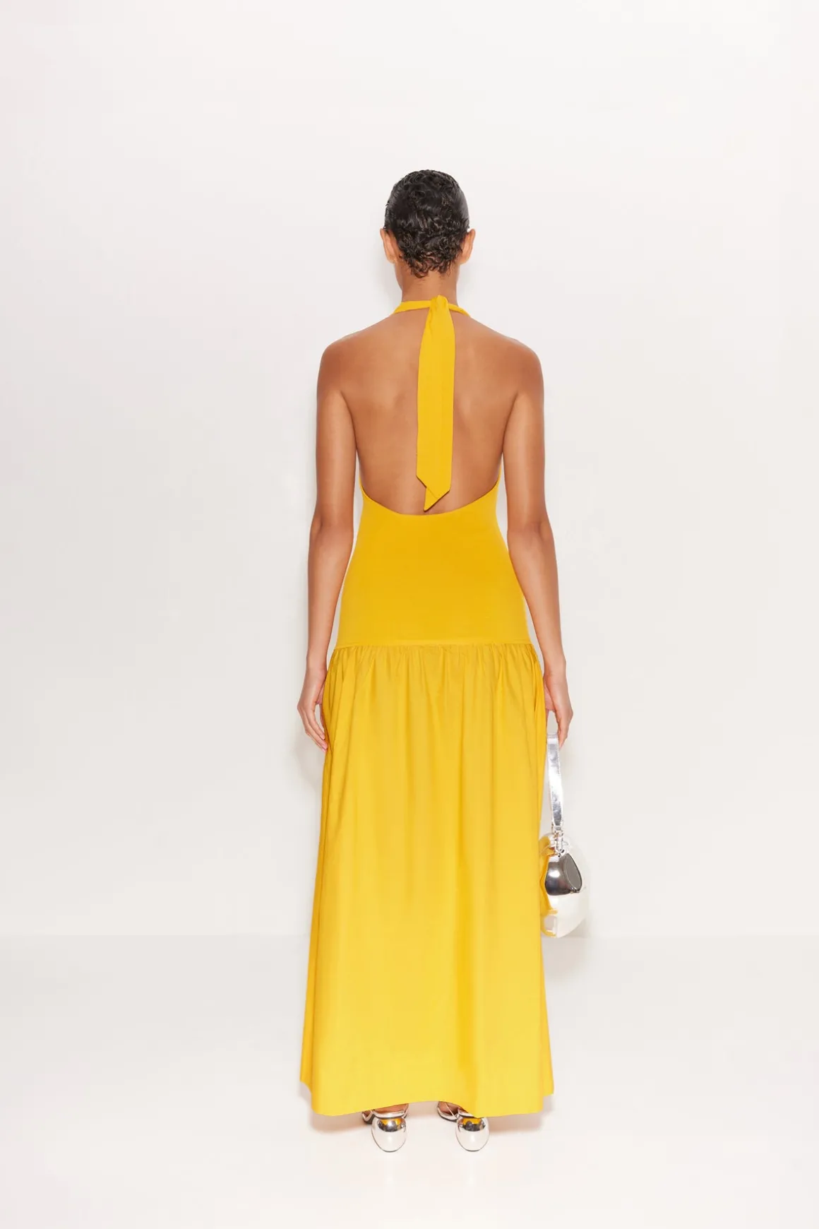 Junjo Combo Dress in Sherbert Orange