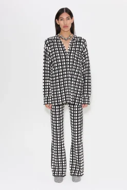 Knits By Blaz Jacket in Windowpane