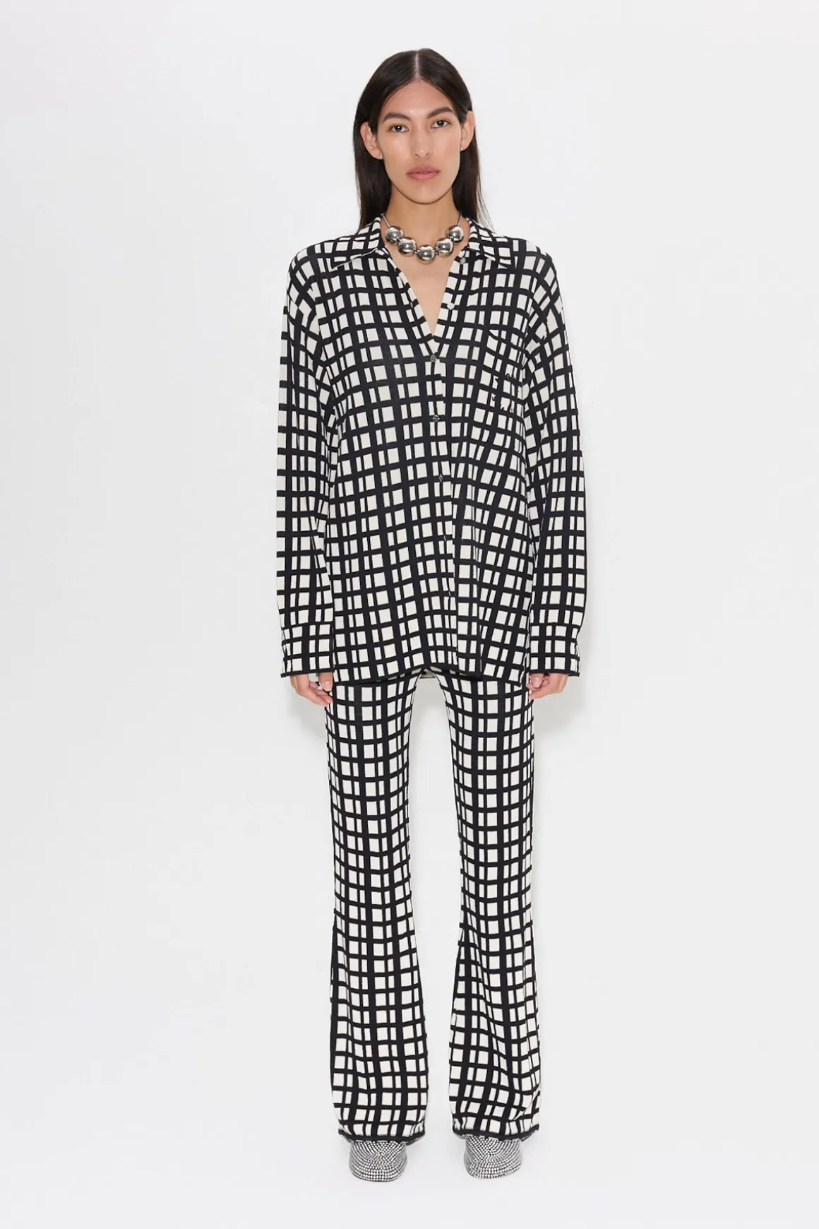 Knits By Blaz Jacket in Windowpane