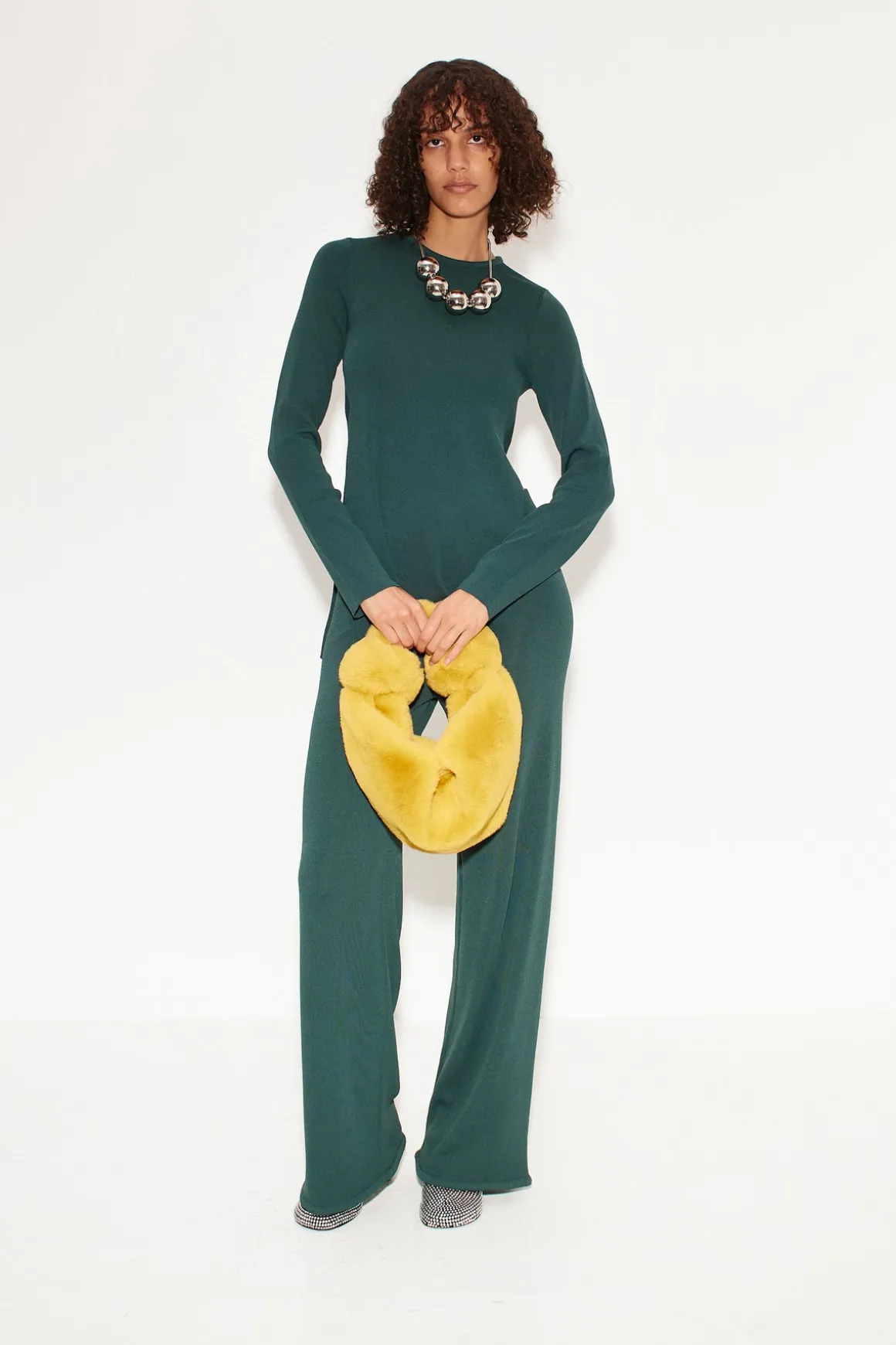 Knits By Canoga Long Sleeve Top in Fern