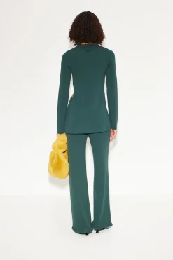 Knits By Canoga Long Sleeve Top in Fern