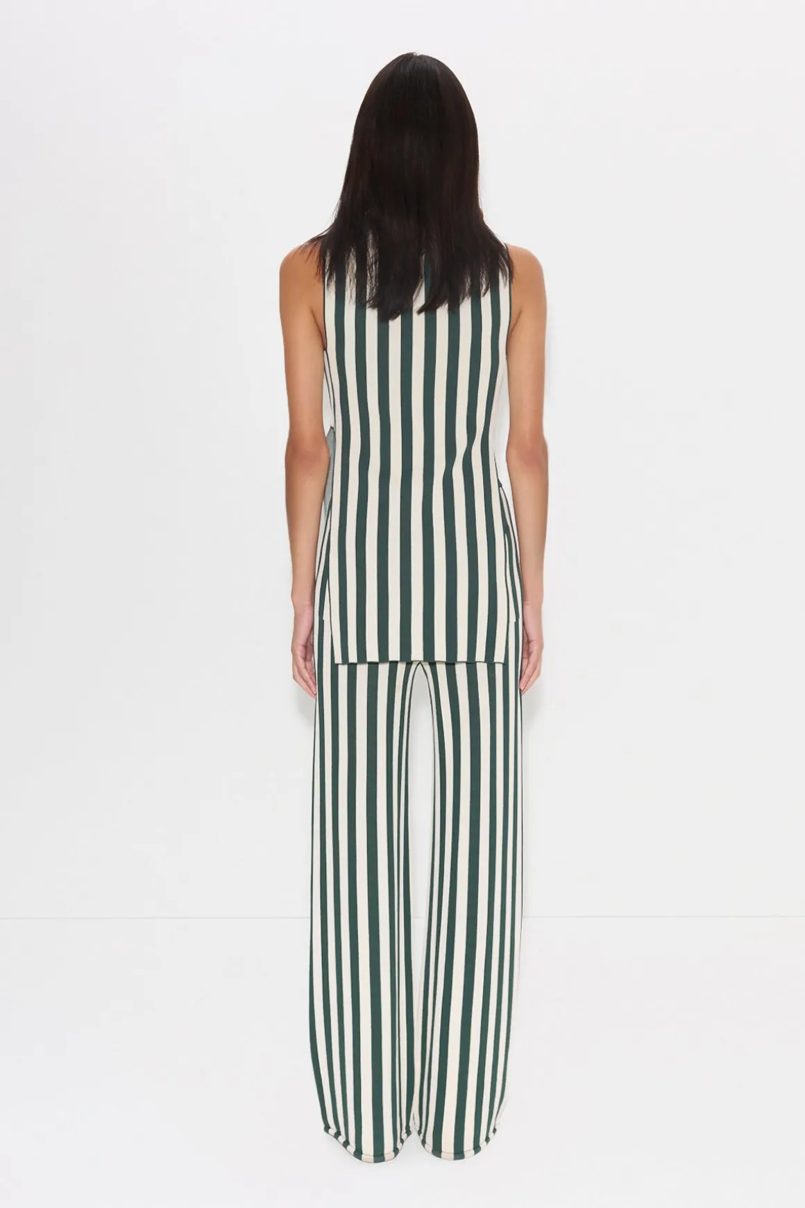 Knits By Canoga Top in Gummy Green/Ecru
