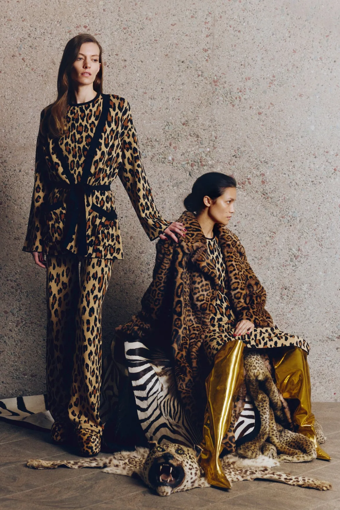 Knits By Jabber Pant in Cheetah