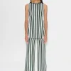 Knits By Jabber Pant in Gummy Green/Ecru