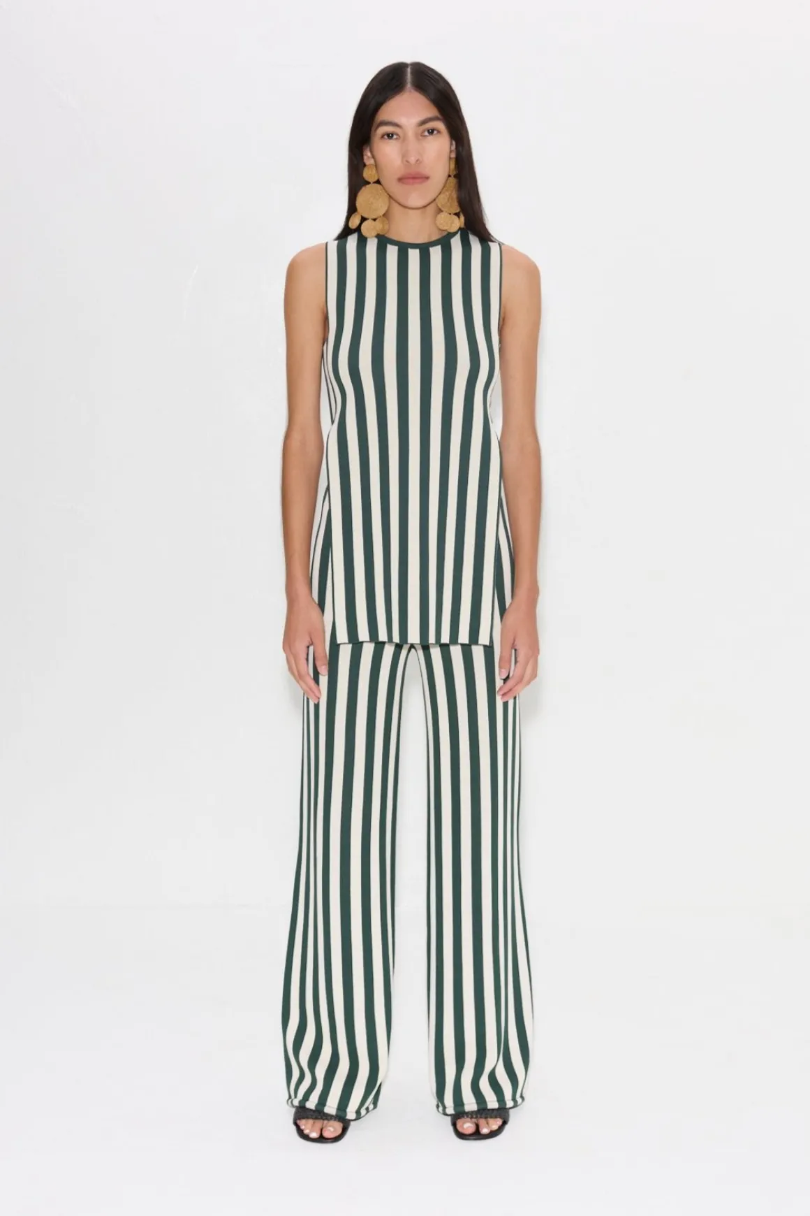Knits By Jabber Pant in Gummy Green/Ecru