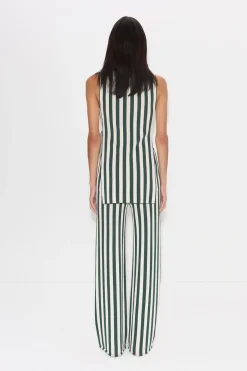 Knits By Jabber Pant in Gummy Green/Ecru
