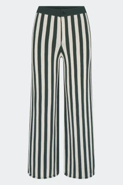 Knits By Jabber Pant in Gummy Green/Ecru