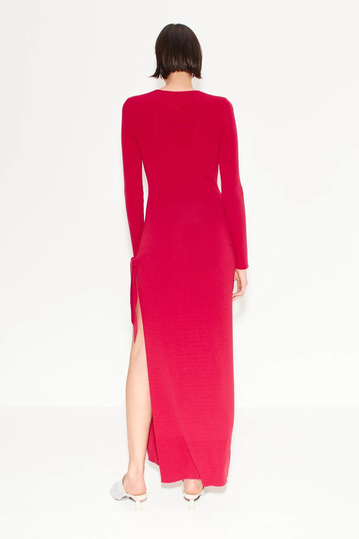 Knits By Long Sleeve Junjo Dress in Sangria