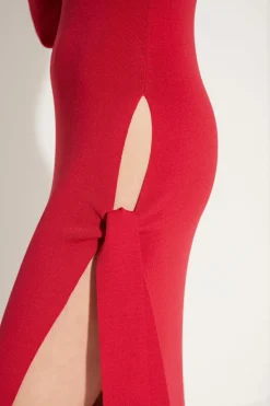 Knits By Long Sleeve Junjo Dress in Sangria
