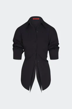 Loch Button Up in Black