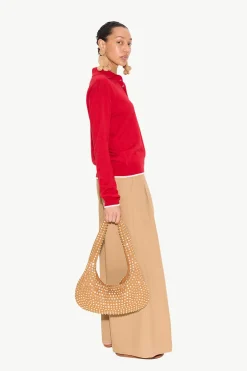 Marcel Polo Sweater in Lucky Red