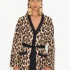 Max Belted Knit Cardigan in Cheetah