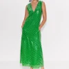 Nori Sequin Dress in Gummy Green Multi