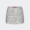 Sequin Dizzy Skirt in Iridescent