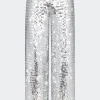 Sequin Pia Pant in Satellite Silver