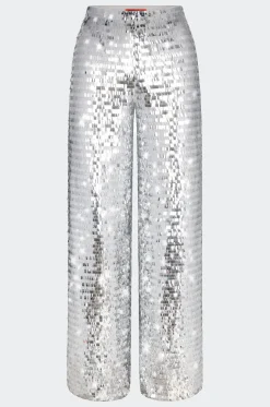 Sequin Pia Pant in Satellite Silver