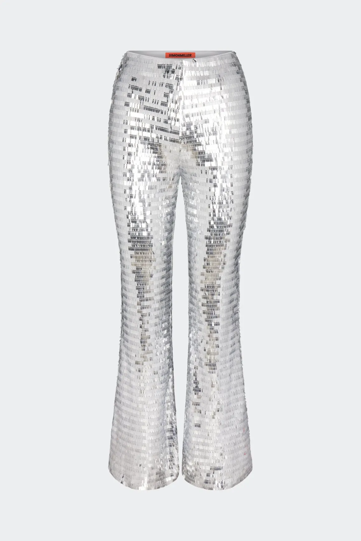 Sequin Robo Pant in Satellite Silver