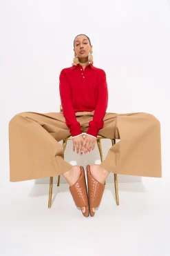 Thorne Twill Pant in Khaki