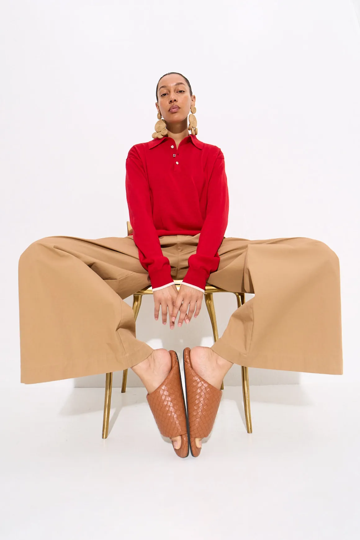 Thorne Twill Pant in Khaki