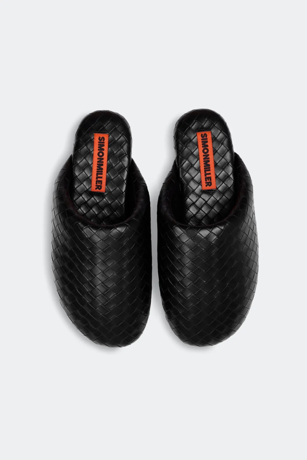 Woven Bubble Slipper in Black