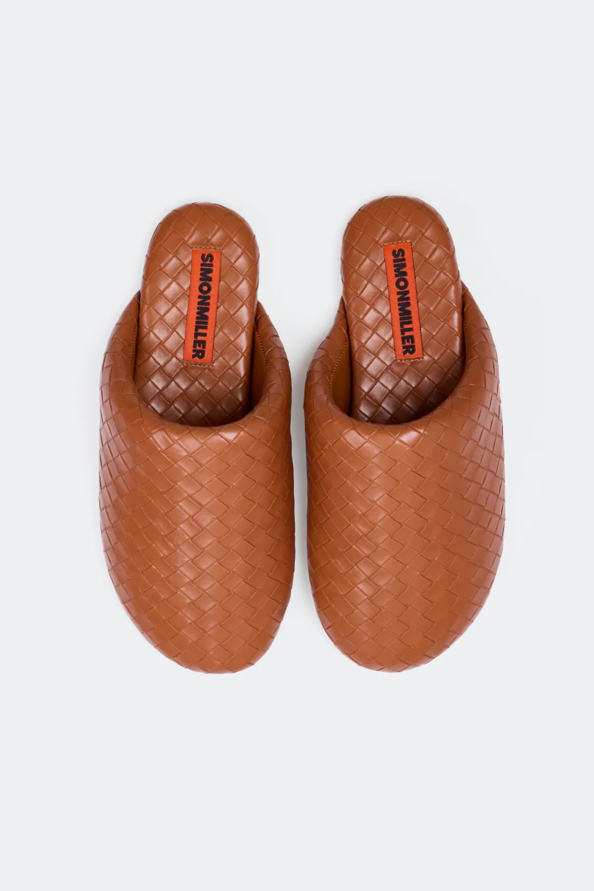 Woven Bubble Slipper in Chestnut